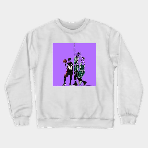 Tyler Herro Crewneck Sweatshirt by tea rent illustrations